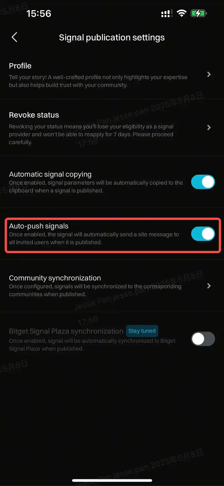 Biến sức ảnh hưởng thị trường của bạn thành thu nhập tự động với Bot tín hiệu Telegram Giao dịch Sao chép Bitget image 5