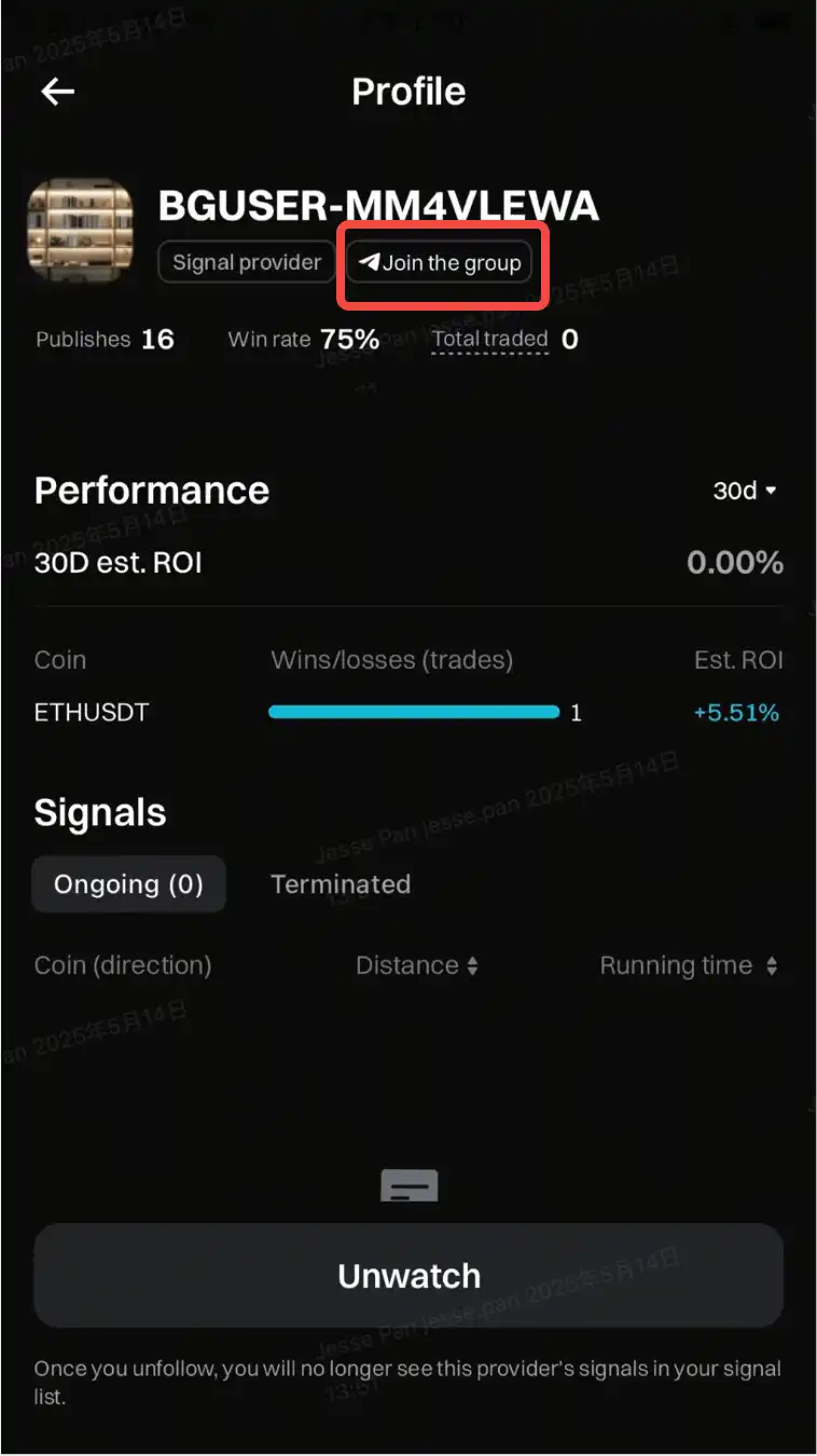 Biến sức ảnh hưởng thị trường của bạn thành thu nhập tự động với Bot tín hiệu Telegram Giao dịch Sao chép Bitget image 6
